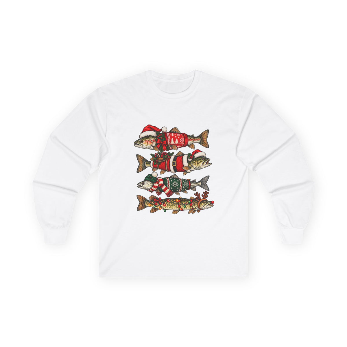 Christmas Fish Long Sleeve
